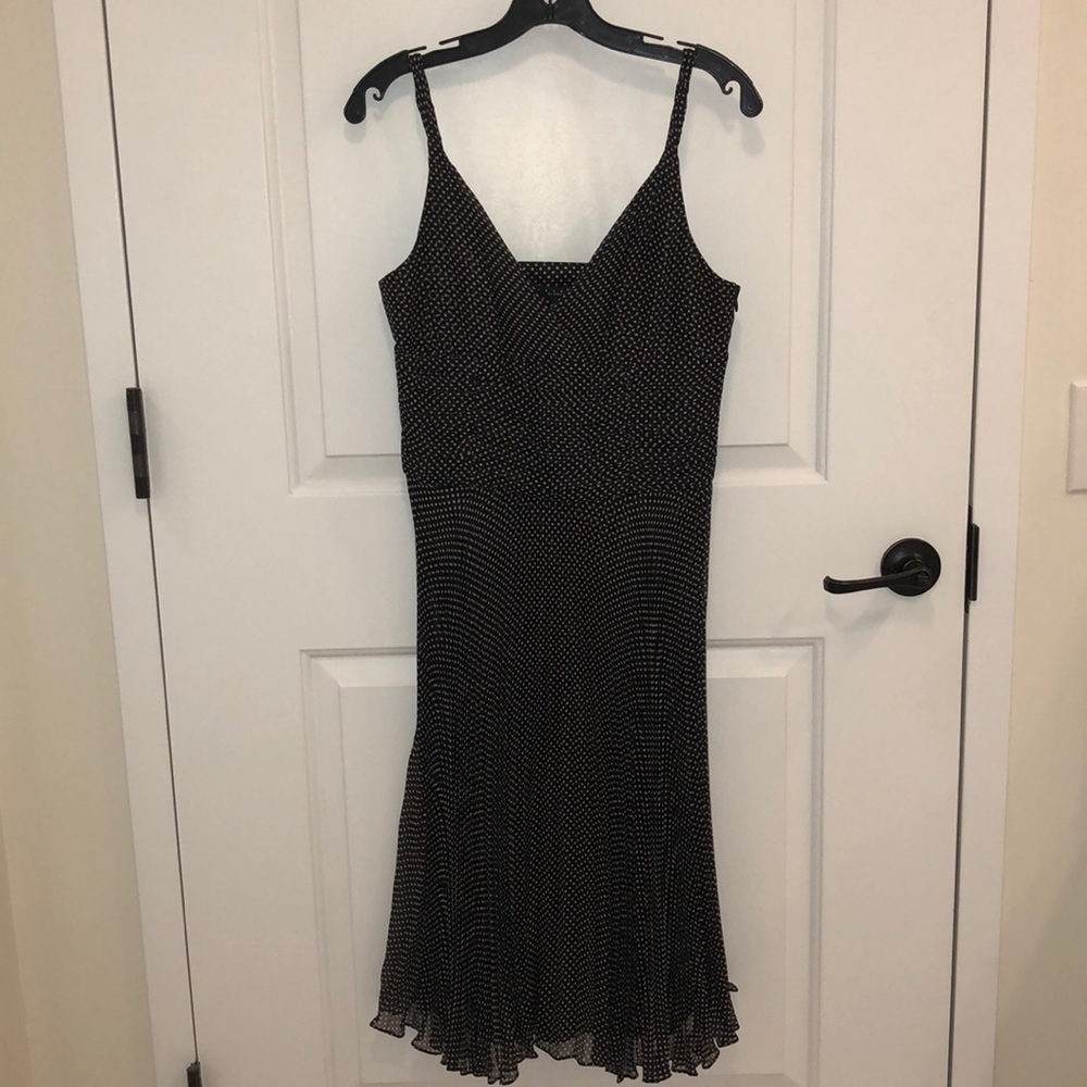 Laundry 100% silk polka dot dress, size 6
